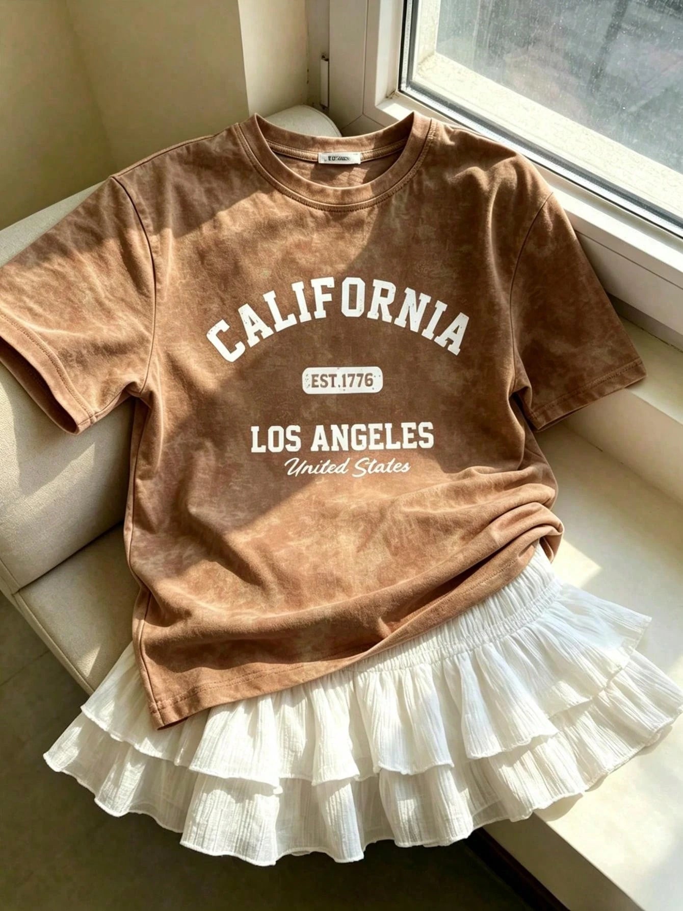 Sweet & Spicy Style Sakura Pink Ombre Short Sleeve T-Shirt, Korean Loose Letter Print Tee, Ins Aesthetic Casual Summer, Y2K Aesthetic
