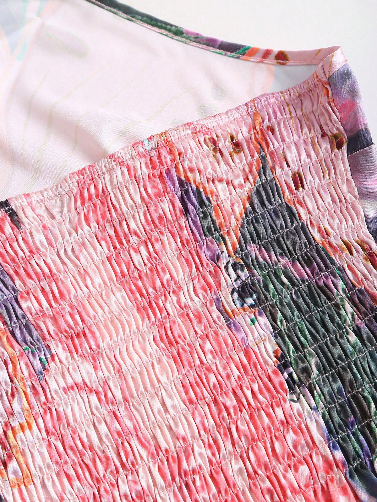 Sweetra Reversible Crochet Spaghetti Strap Sleeveless Printed Backless Tank Top, Suitable For Beach And Summer Vacation