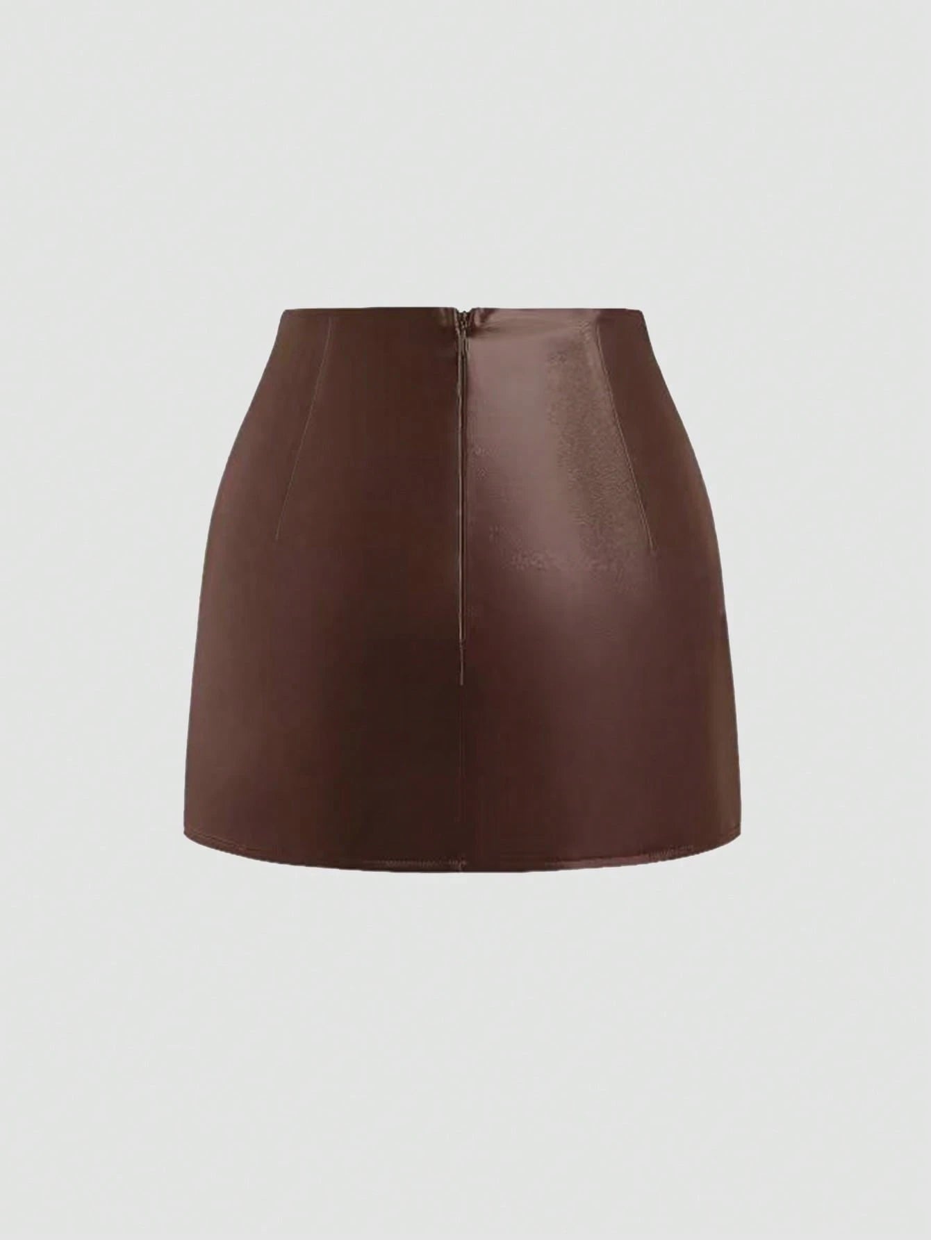 Sweetra Women's Sexy Bodycon Mini Skirt, Solid Black, Retro American Style, All Season