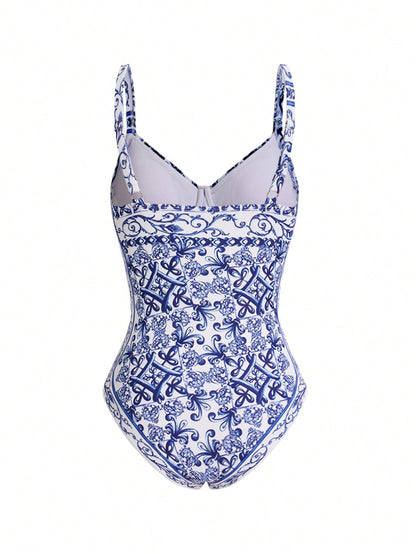 Swim Oasis Oasis Paisley Print Premium 2 Pieces Swimsuit For Summer Beach Vacation