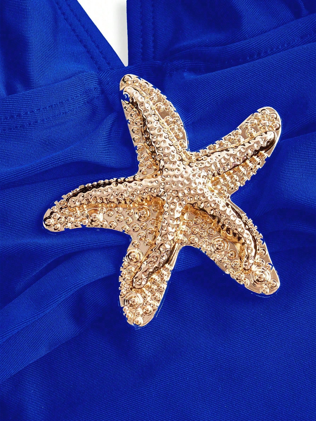 Swim Oasis Sunner Vacation Elegant Romantic Starfish Buckle One-Piece Swimsuit Premium Set
