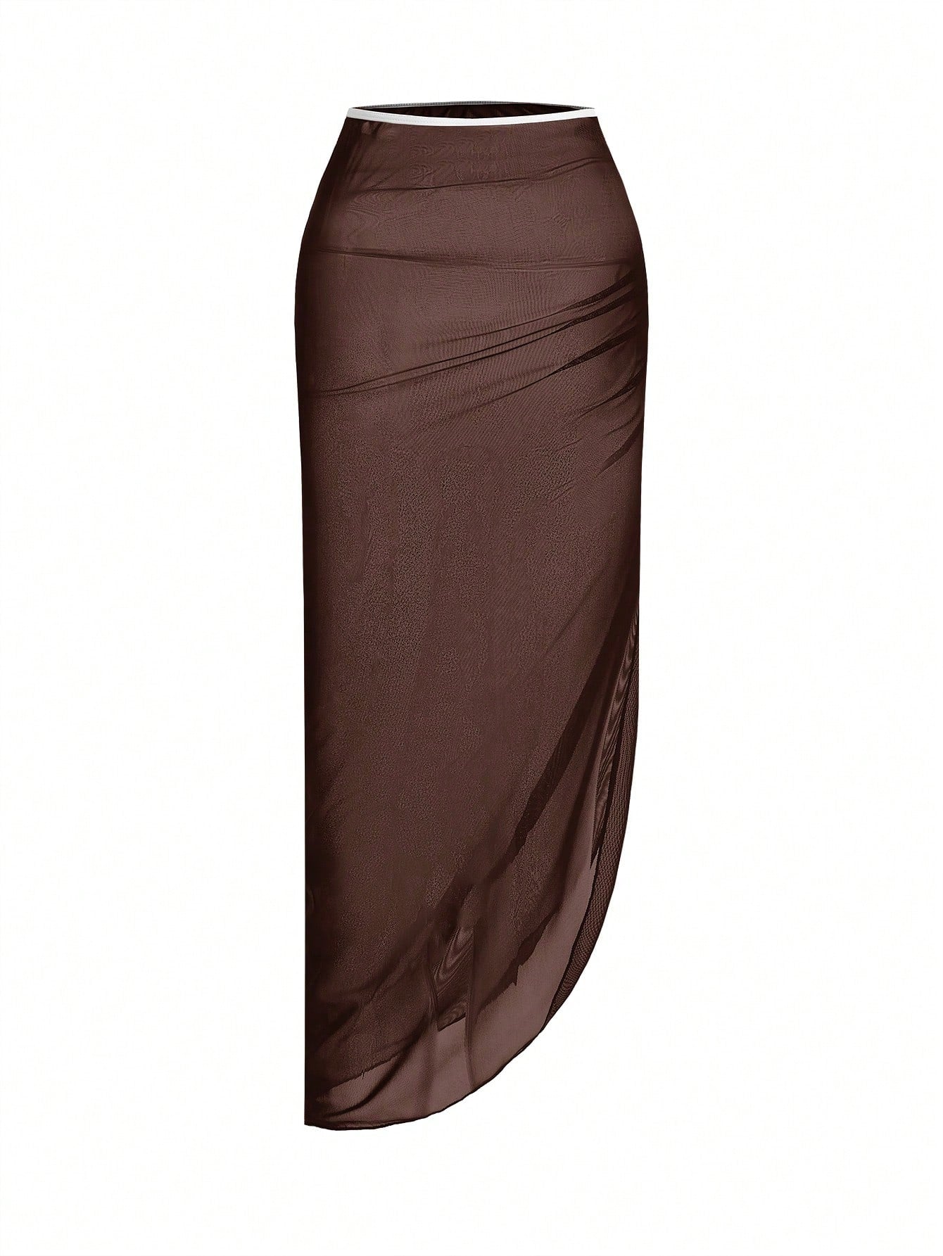 Swim Oasis Women Spring/Summer Beach Swimwear, Solid Colour One-Piece Swimsuit+ Skirt, Going Out Outfit