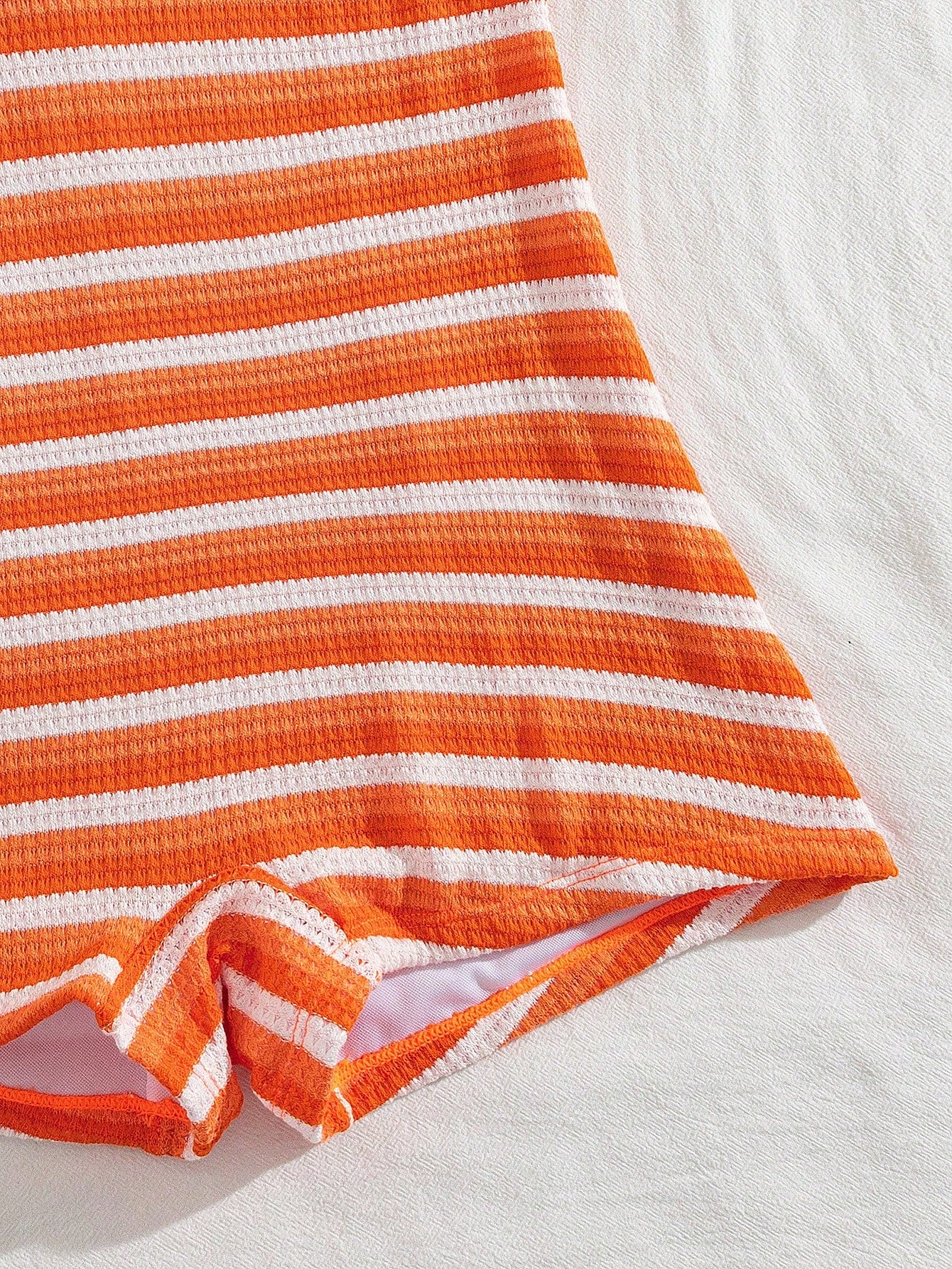 Swim SPRTY Plus Size Women One-Piece Striped Spaghetti Strap Backless Sexy Bikini Swimsuit Beach Sport Summer
