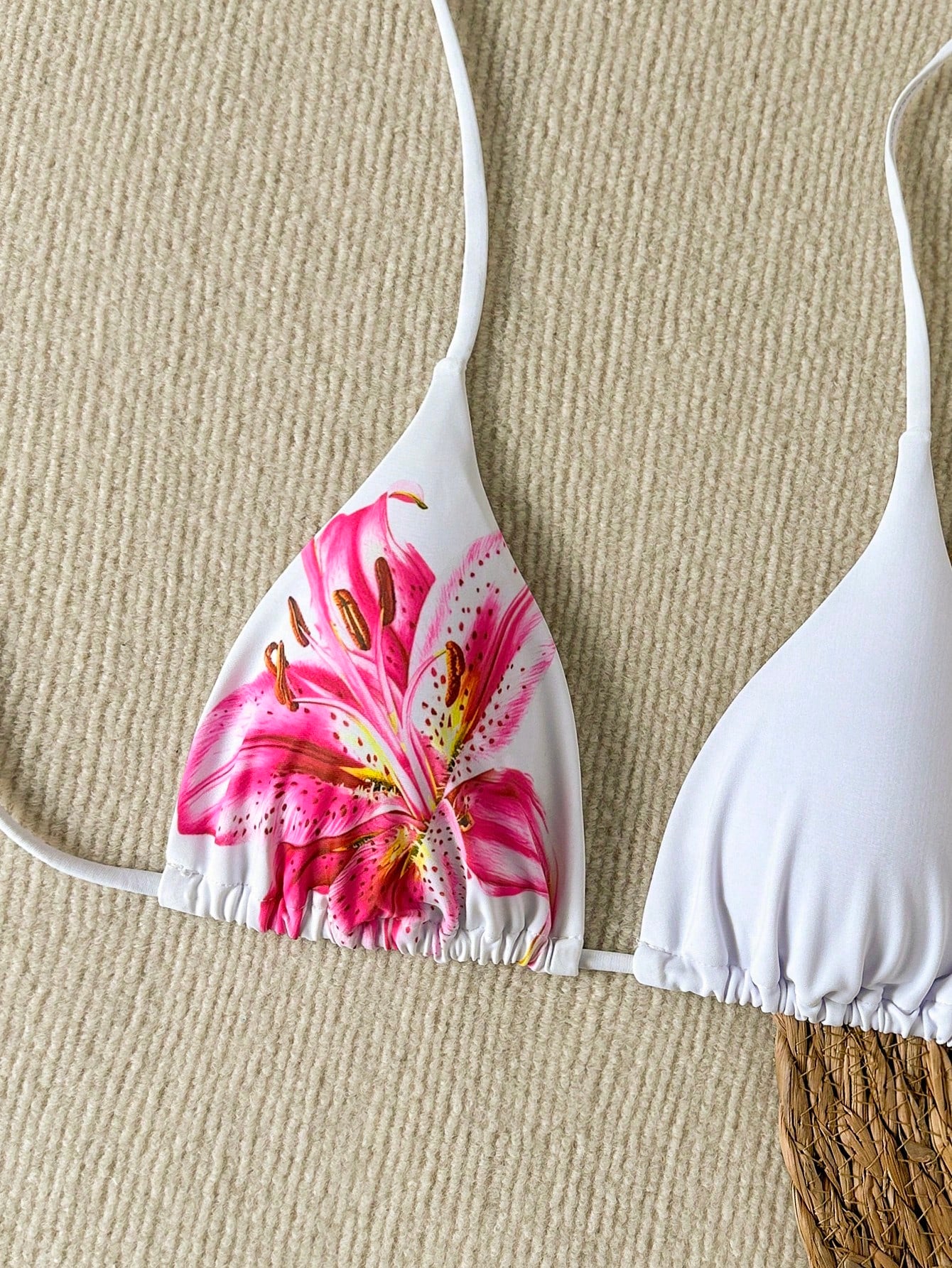 Swim Vcay New Summer Fashion Beachwear: Sexy And Elegant Floral Print Bikini Top – Swimsuits For Woman.Vacation Outfits Women.