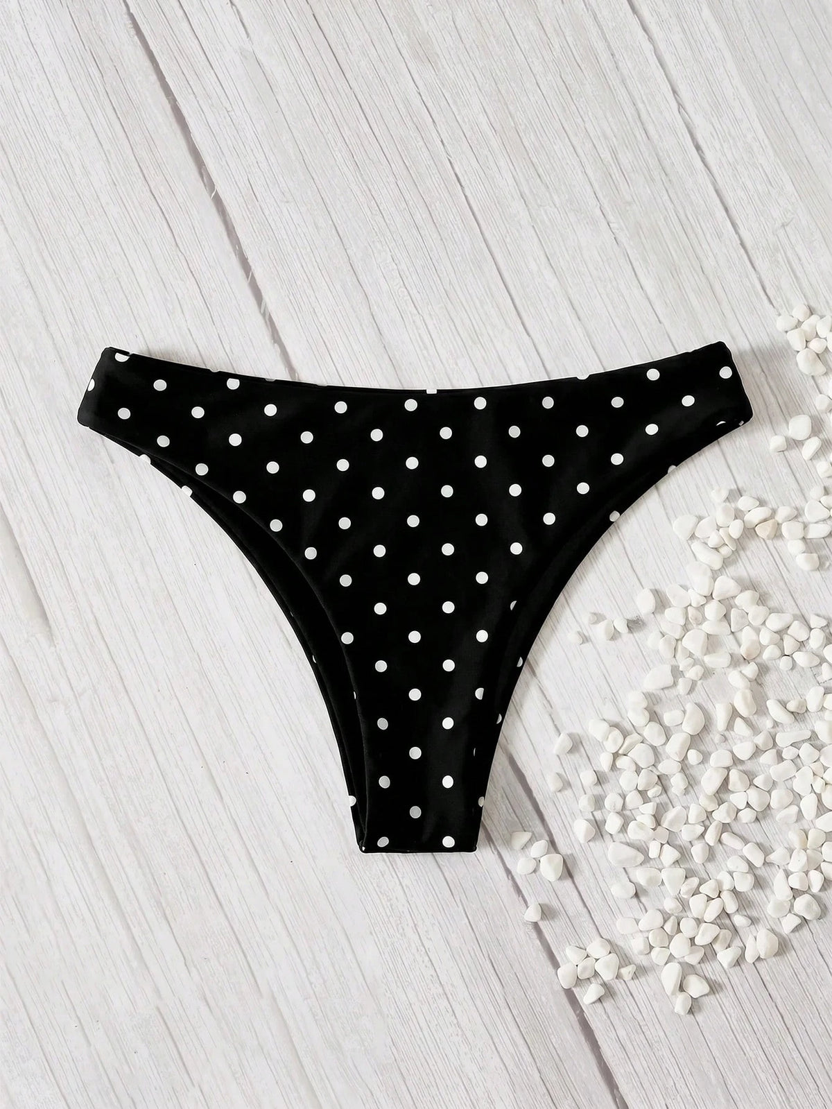 Swim Vcay Summer Beach Zebra Striped Bikini Bottom
