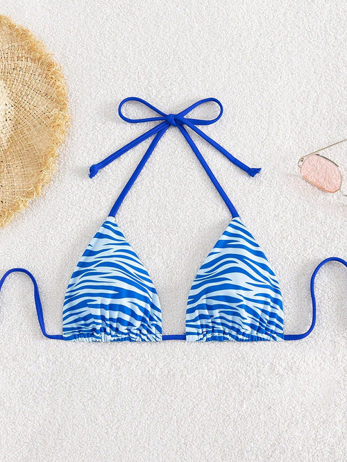 Swim Women's Fashionable Halter Bikini Top,Summer Beach