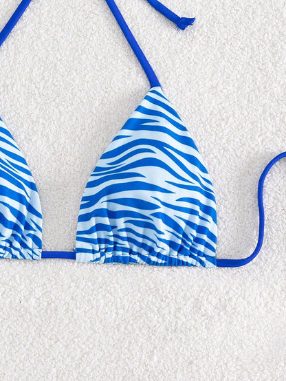 Swim Women's Fashionable Halter Bikini Top,Summer Beach