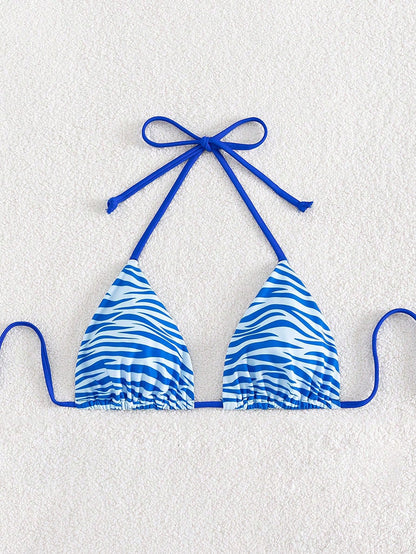 Swim Women's Fashionable Halter Bikini Top,Summer Beach