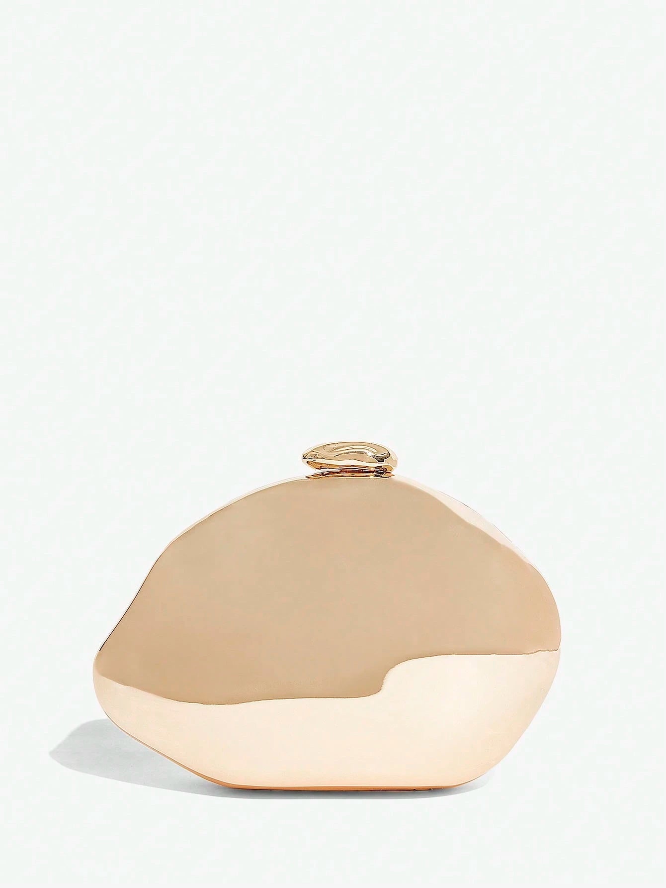 SXY Ladies, Women Evening Bag, Clutch, Crossbody Bas, Colored Stone Inlay, Gold, Hard Box Bag, Fashionable, Luxury, Elegant, Simple, Personalized, Versatile, For Cocktail Party, Party, Prom, Clu