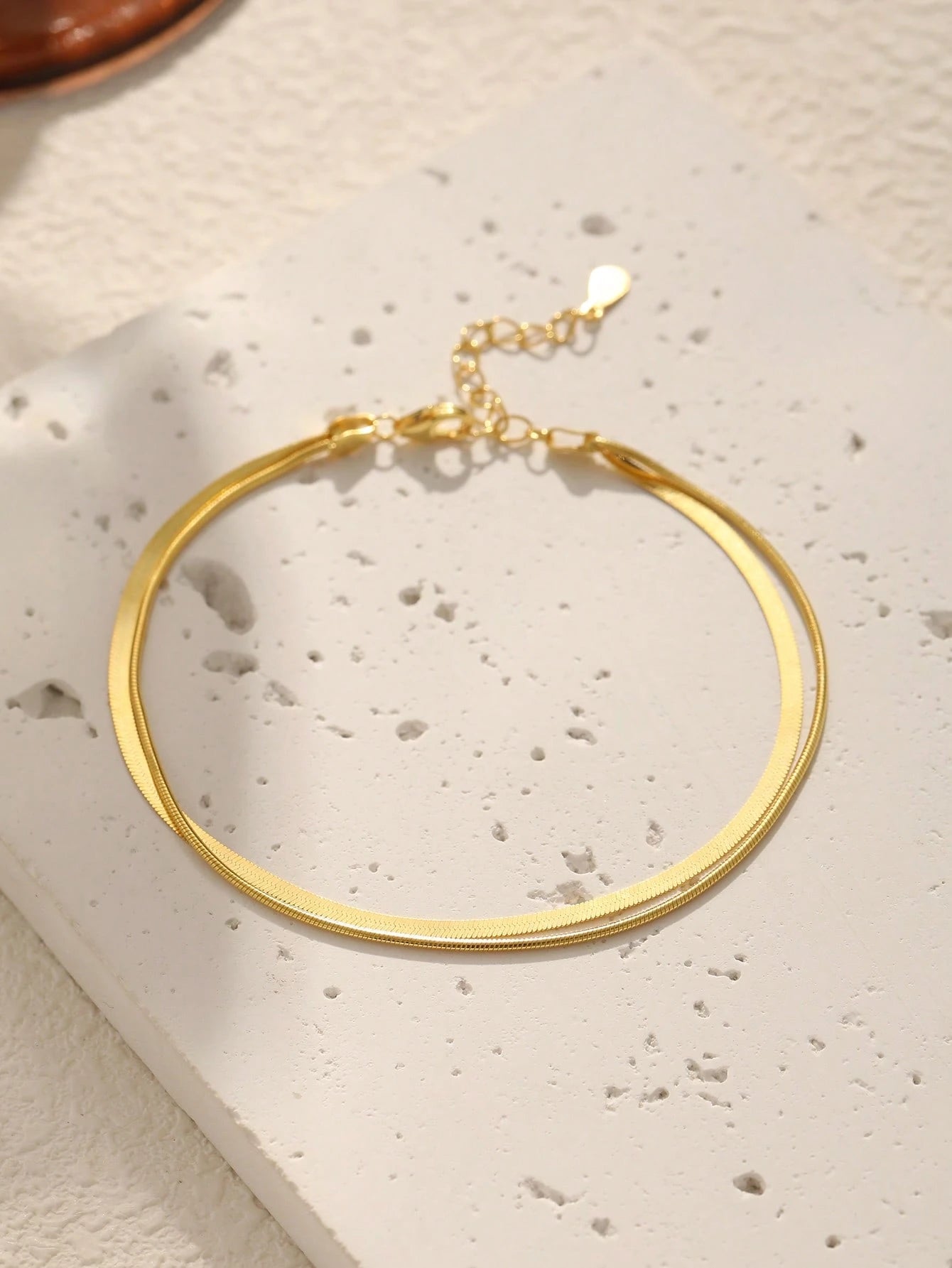 SYMFNY 925 Sterling Silver Flat Fishbone Chain Bracelet, Luxury Jewelry, Birthday And Valentine's Day Gift, Unique Jewelry