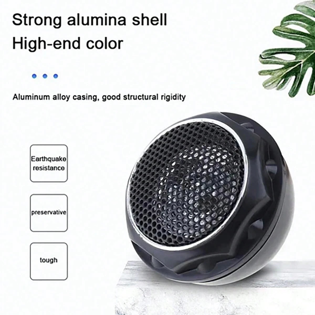T280 Premium Car Audio Tweeter- High-End In-Car High Frequency Speaker (12V, Crystal Clear Sound Quality) For Upgrading And Enhancing Audio System