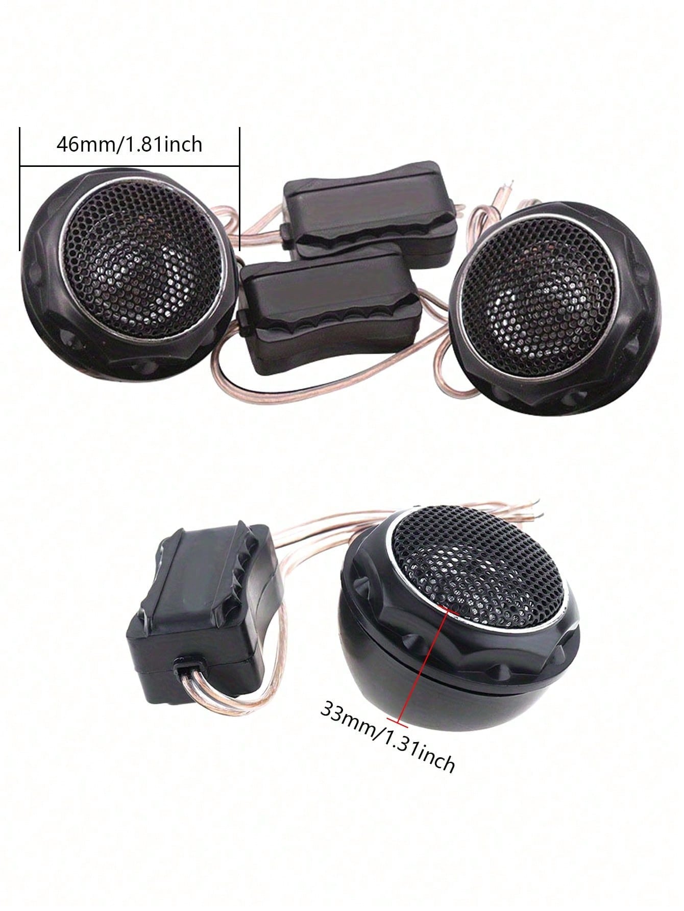 T280 Premium Car Audio Tweeter- High-End In-Car High Frequency Speaker (12V, Crystal Clear Sound Quality) For Upgrading And Enhancing Audio System