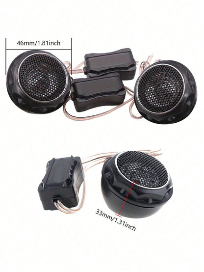 T280 Premium Car Audio Tweeter- High-End In-Car High Frequency Speaker (12V, Crystal Clear Sound Quality) For Upgrading And Enhancing Audio System