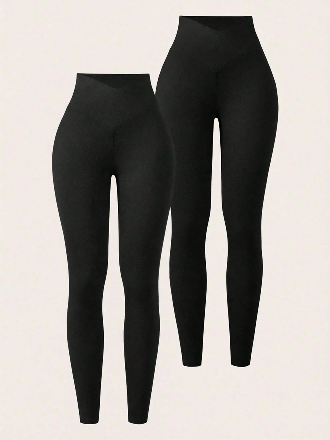 Tall Women's Solid Color Minimalist High Waist Pants, Everyday Wear, Tall Women