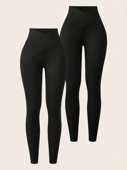 Tall Women's Solid Color Minimalist High Waist Pants, Everyday Wear, Tall Women