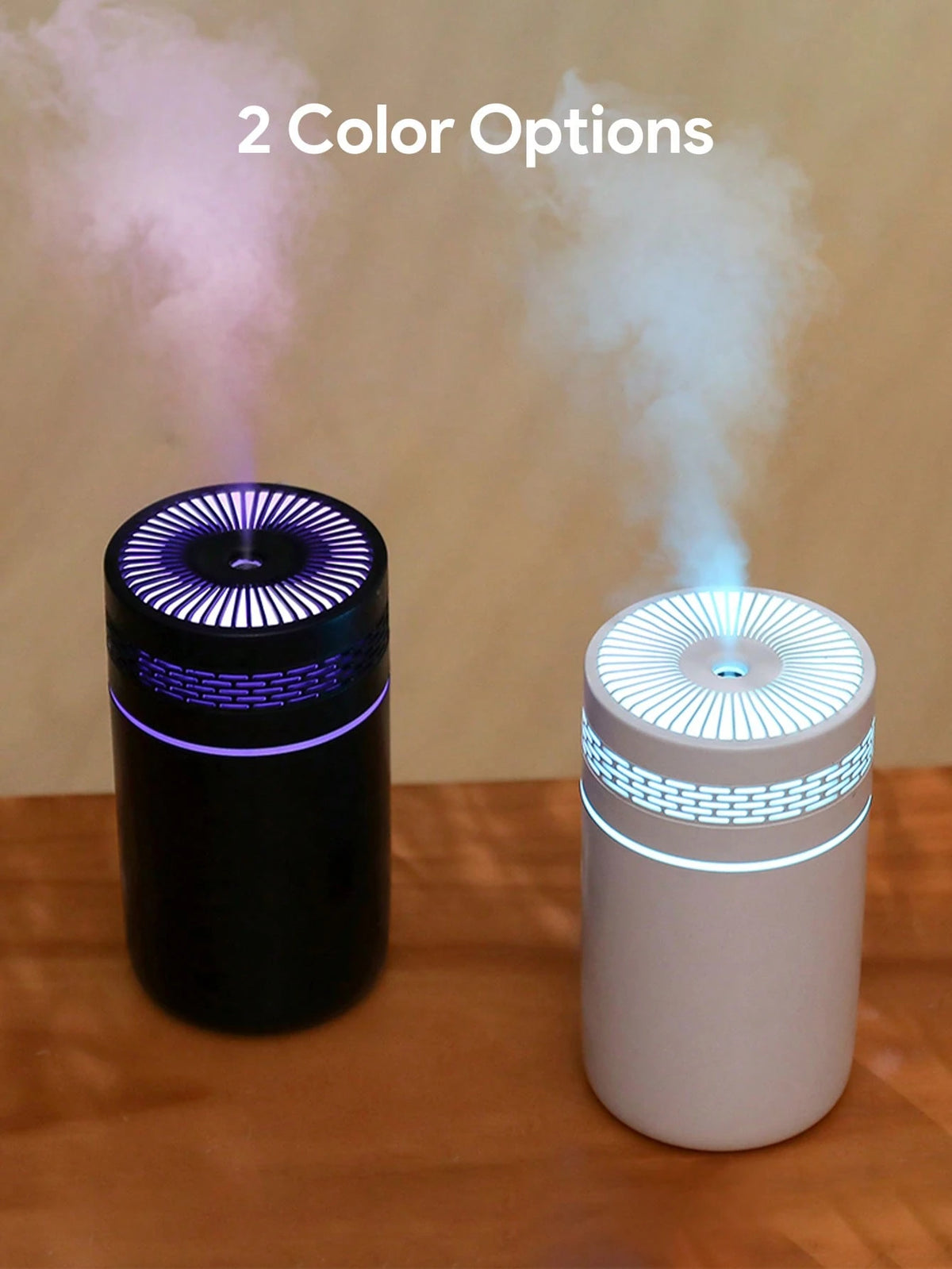 Teckwe New Car Humidifier, Fine Mist Spray, Home Bedroom Aroma Diffuser Lamp, Tabletop Quiet Mist Humidifier, USB Powered, Battery-Free, Suitable For Travel, Home, Bedroom, Office And Air-Conditioned