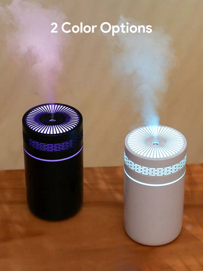 Teckwe New Car Humidifier, Fine Mist Spray, Home Bedroom Aroma Diffuser Lamp, Tabletop Quiet Mist Humidifier, USB Powered, Battery-Free, Suitable For Travel, Home, Bedroom, Office And Air-Conditioned