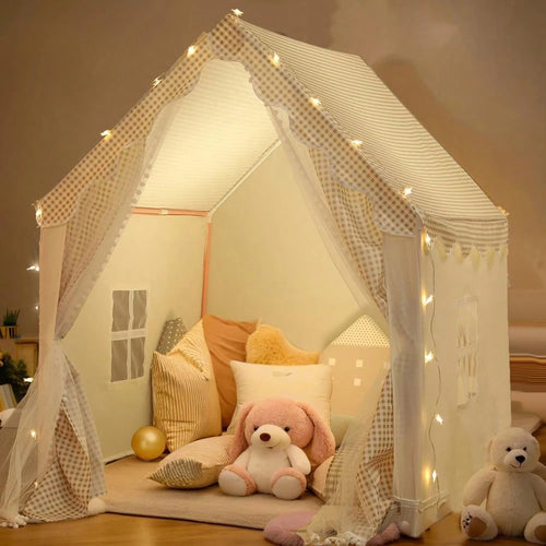 Tent Crawl For Boys & Girls Play Tent, Portable & Foldable Tents, Indoor Outdoor Tent Playhouse, Ideal Holiday Family Party Gift, Light Not Included