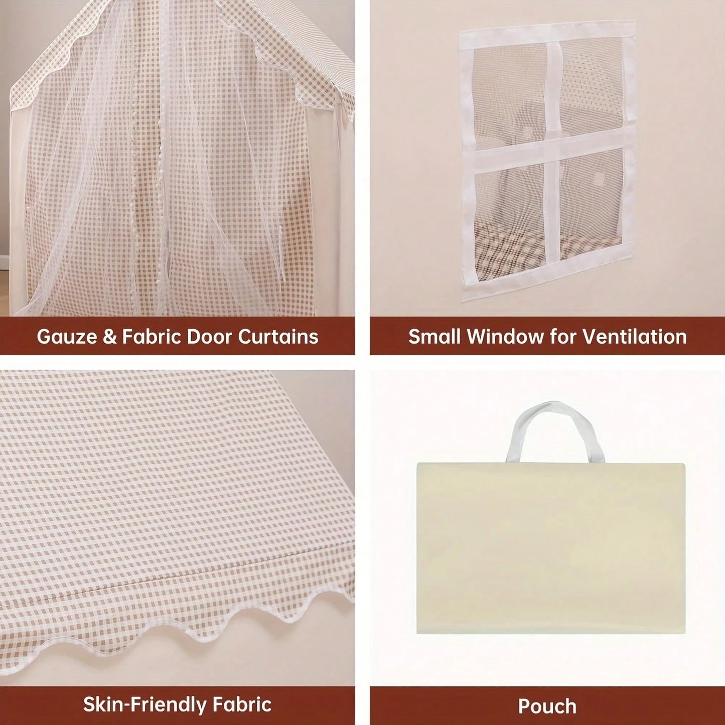 Tent Crawl For Boys & Girls Play Tent, Portable & Foldable Tents, Indoor Outdoor Tent Playhouse, Ideal Holiday Family Party Gift, Light Not Included