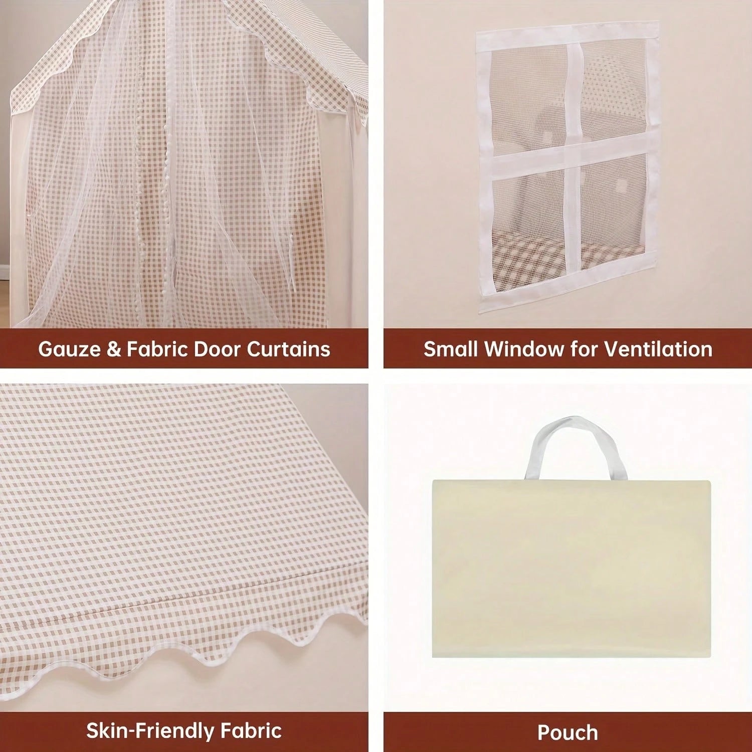 Tent Crawl For Boys & Girls Play Tent, Portable & Foldable Tents, Indoor Outdoor Tent Playhouse, Ideal Holiday Family Party Gift, Light Not Included