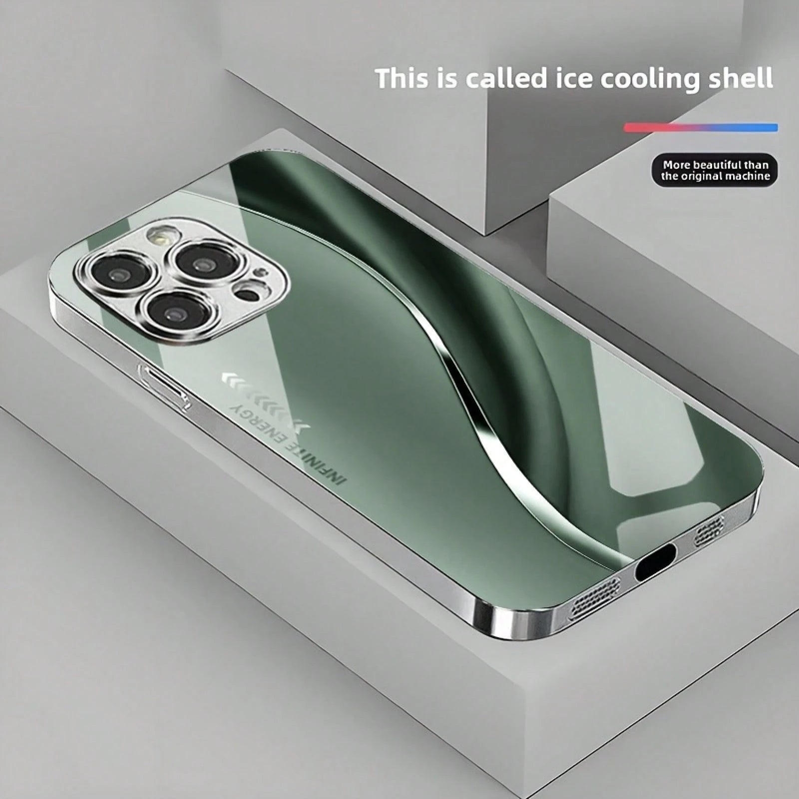 The New Gradient Full-Coverage Simple Arc-Shaped Fashionable High-Quality Electroplated Silver Glass Protective Case Is Suitable For IPhone 16 Pro Max/16 Plus/16 Pro/16, 15 Pro Max/15 Plus/15 Pro/15
