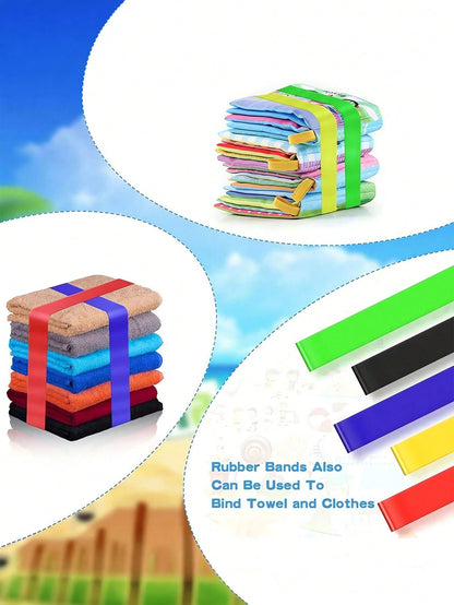 Thickened Silicone Beach Chair Towel Strap, Windproof Retractable Beach Towel Clip, Easy To Clean, Colorful, Adjustable, Reusable- Secure Fit, Suitable For Pool, Cruise, Camping, Picnic, Travel, Gym