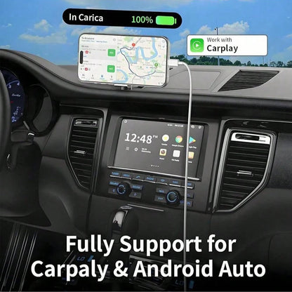 This CarPlay Data Cable (USB-A To USB Type-C) Is Compatible With IPhone 17, 16, 15/Pro/Pro Max/Plus, As Well As 10th Gen, Galaxy S25, S24, S23, S22, S21, S20/Ultra, Note 10/S10G, Etc. It Supports CarP