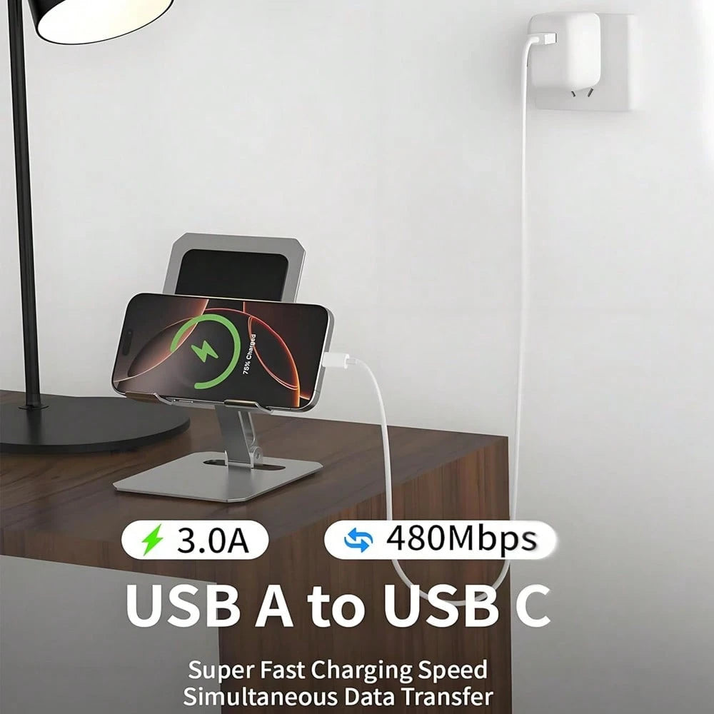This CarPlay Data Cable (USB-A To USB Type-C) Is Compatible With IPhone 17, 16, 15/Pro/Pro Max/Plus, As Well As 10th Gen, Galaxy S25, S24, S23, S22, S21, S20/Ultra, Note 10/S10G, Etc. It Supports CarP
