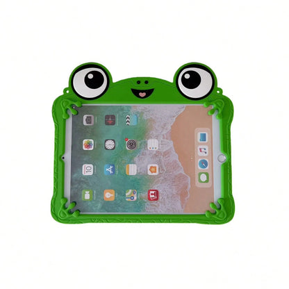 This Exquisite Cartoon Big-Eyed Frog Silicone Protective Case Is Suitable For IPad Air 4/5 10.9 Inch, 7/8/9 10.2 Inch, (A16) 11 Inch (11th Gen, 2025 Model), And. The Cute Style Is Perfect For Back To