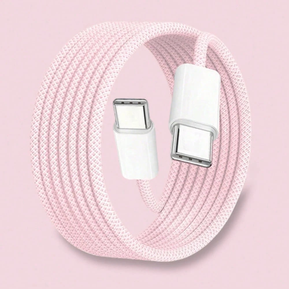 This USB-C To USB-C Data Cable Is Compatible With A Variety Of Smartphones And Bluetooth Earphones Equipped With Type-C Ports, Suitable For Desktop Office, Car Use, And Outdoor Activities. It Is Compa