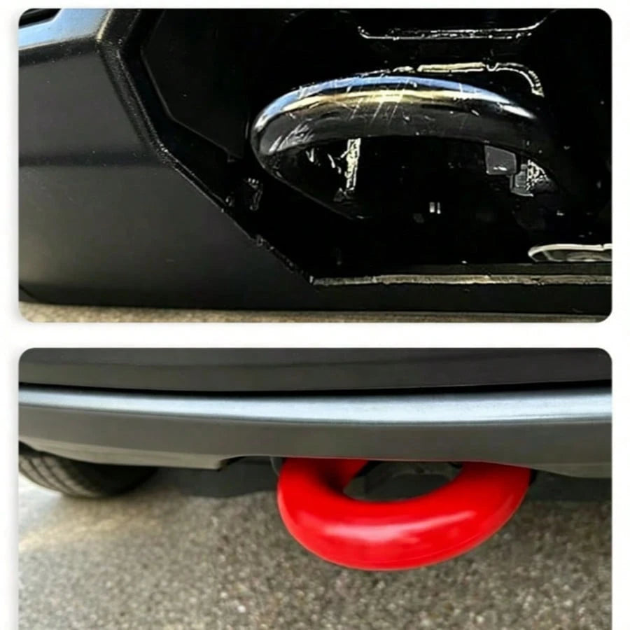 Tow Hook Covers Front Bumper Tow Hook Cap OEM Replacement Fit FD F150 2004-2024 Bronco Base Big Bend Outer Bank 2021-2024 Toyot Tundra 2017-2021 Weatherproof Anti-Rust Easy Install Pickup Truck Exteri