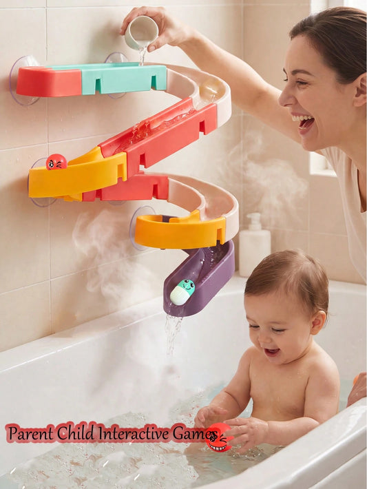 Track Bath Toys, Cute Children Swimming Toys, Water Park Games, Holiday Gifts (Random Color Product Components)