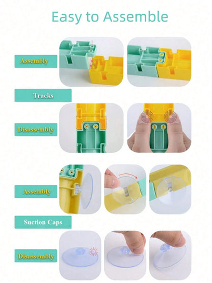 Track Bath Toys, Cute Children Swimming Toys, Water Park Games, Holiday Gifts (Random Color Product Components)