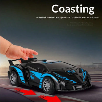Transforming Car Robot, Sports Car Instantly Changes Into Mecha Robot! Supercar Design, Multiple Colors Available, Detailed Body Texture, Tough And Durable. Switches Shape After Collision, Inertia Dri