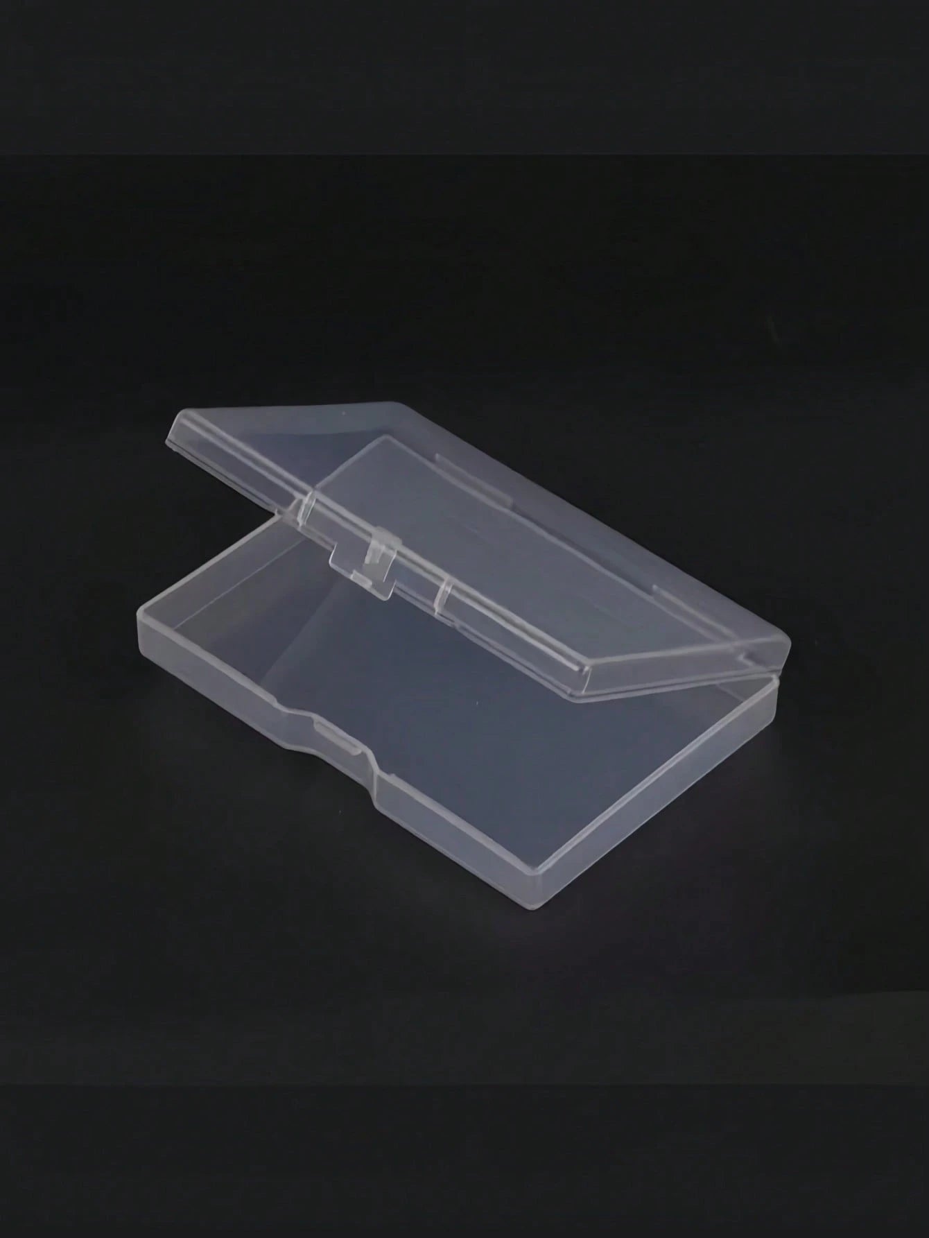 Transparent Rectangular Eyelash Tool Storage Box With Flip Lid, Clear Plastic Organizer Box, Suitable For Travel, Jewelry Storage Rack, Keychain, Ring Holder, Cosmetic Organizer, Storage Room, Storage