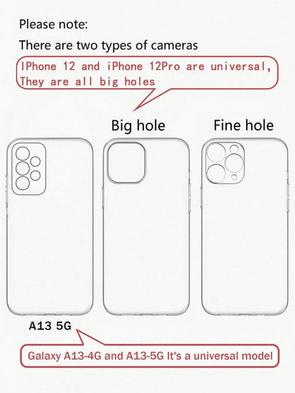 Transparent Shockproof Phone Case, Compatible With IPhone 17pro/17Air/17/17promax16/11/16pro/16plus/16promax/16e/15Promax/13/14/12/XS/XR/7G/8P, Galaxy S26/S26PLUS/S26 Ultra S25/S25PLUS/S25 Ultra/A17/A
