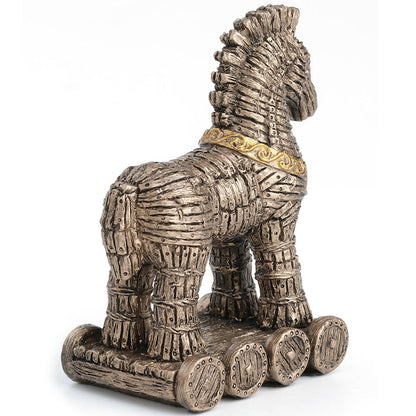 Trojan Horse Miniature Statue