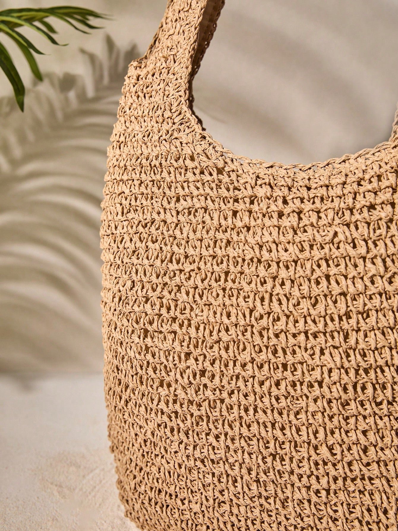 Tropiscape Gusure Bag Large Capacity Weave Tote Bag Summer Straw Handbag And Purse Female Bohemian Shoulder Bag For Women Ladies Bag, Beach Essentials, Summer Women Bag, Perfect For Travel, Vacation