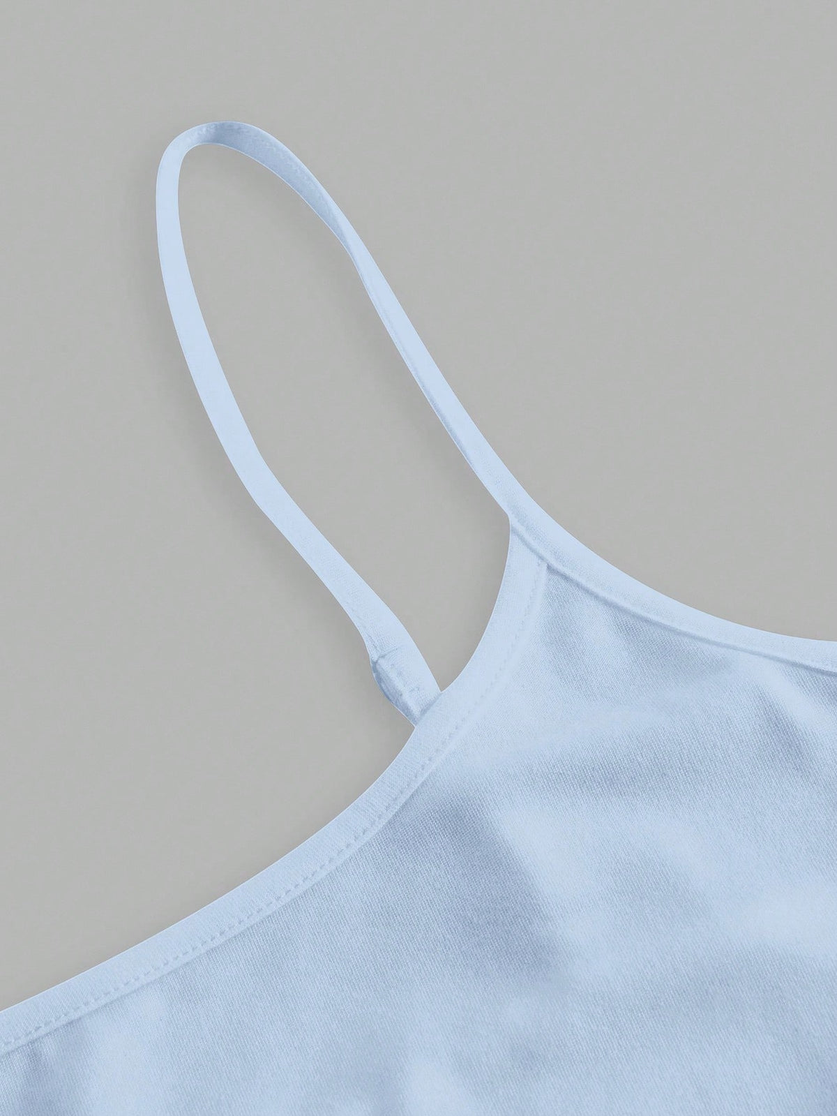 Tseoso 3pcs/Set Black, White & Blue Women's Cropped Camisole Tank Tops, Sexy & Fitted, Suitable For Summer,Summer Top