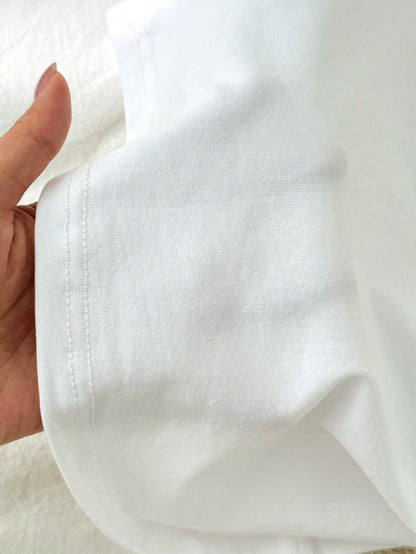 Tseoso All White Summer Casual Everyday,95% Cotton Women's Tight Tube Top,Vintage Cute Softgirl Fall Clothes,Versatile Back To School Early Autumn Tops