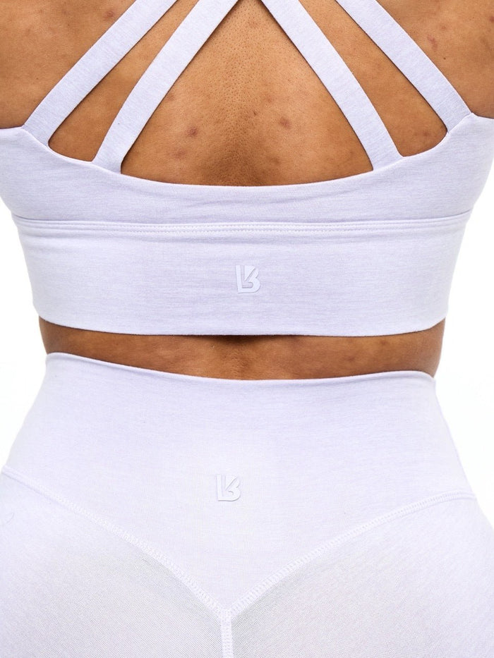 Twilight Dream Heather Sports Bra - Heather Lavender
