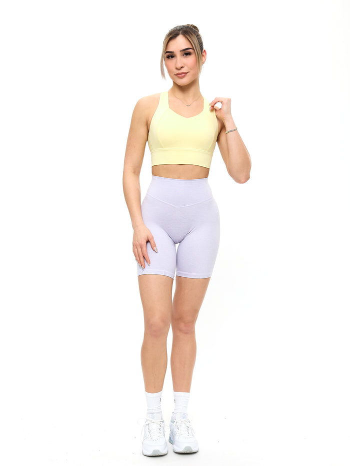 Twilight Dream Heather Sports Bra - Heather Sunbeam