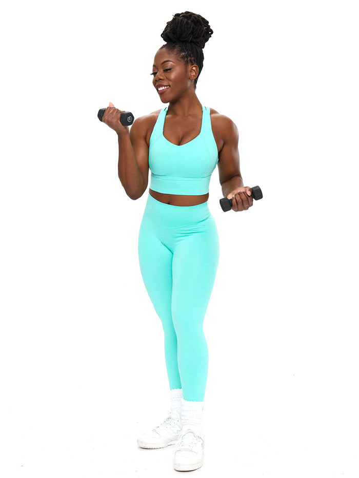 Twilight Dream Heather Sports Bra - Playa