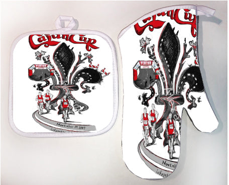 Pot Holder & Oven Mitt Set