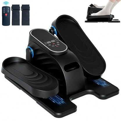 Under Desk Elliptical Machine With Remote, Ellipse Leg Exerciser As Seen On TV, Seated Pedal Exerciser For Seniors, 15 Speeds, Forward & Reverse Direction, Manual & Auto Mode For Home Office