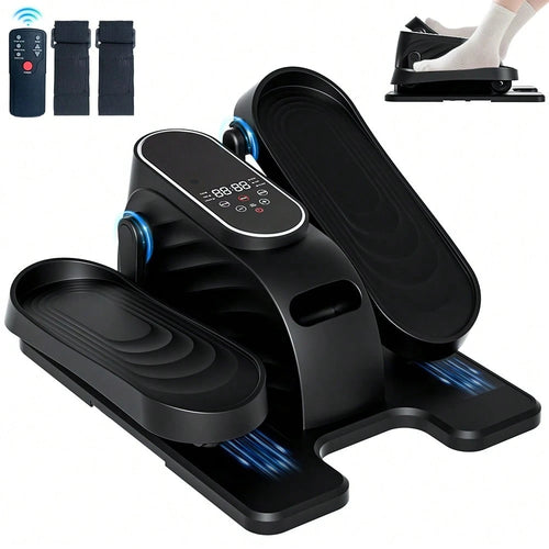 Under Desk Elliptical Machine With Remote, Ellipse Leg Exerciser As Seen On TV, Seated Pedal Exerciser For Seniors, 15 Speeds, Forward & Reverse Direction, Manual & Auto Mode For Home Office