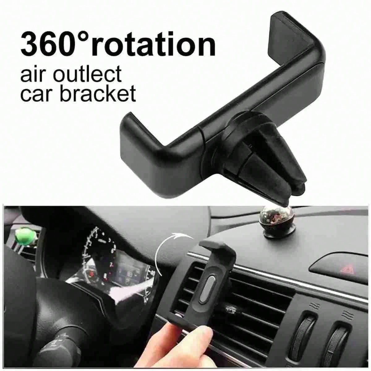 Universal Car Air Vent Clip Phone Holder, ABS Material, In-Car Phone Mount