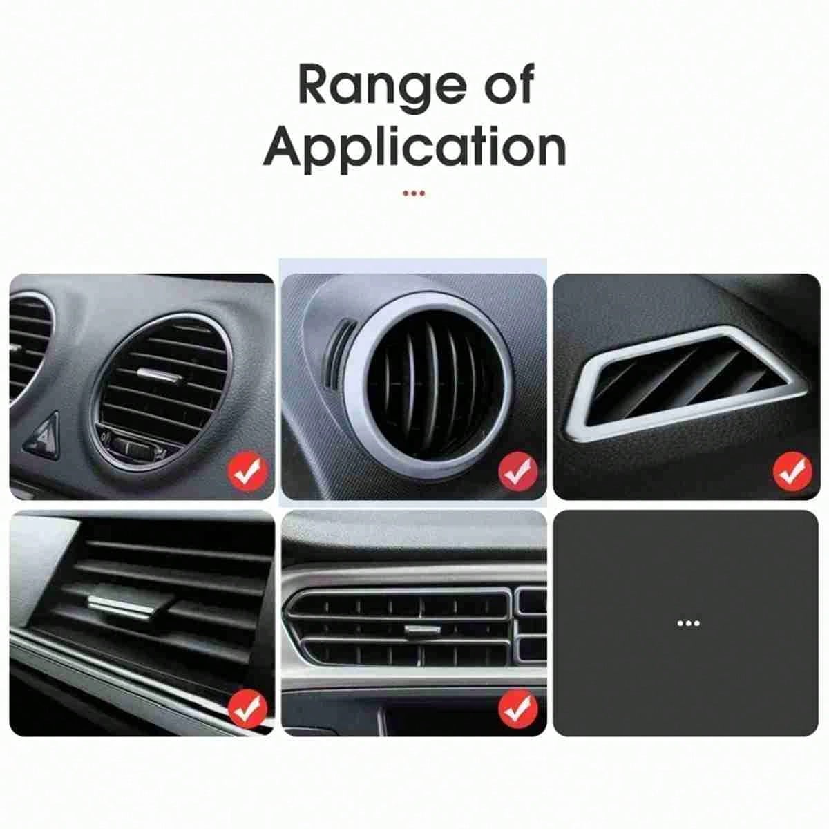 Universal Car Air Vent Clip Phone Holder, ABS Material, In-Car Phone Mount