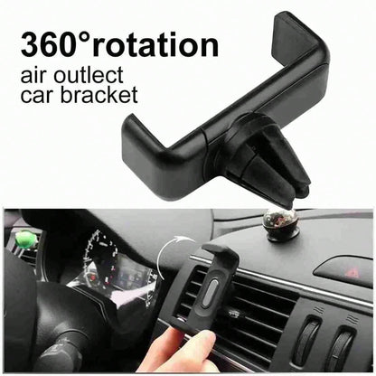 Universal Car Air Vent Clip Phone Holder, ABS Material, In-Car Phone Mount