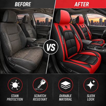 Universal Car Seat Covers, Full Surround Design, Stain & Wear Resistant To Protect Original Seats. Simple Style, Easy To Install And Clean. Colors: Black/Gray/Brown/Black Red/Pink/Orange Standard